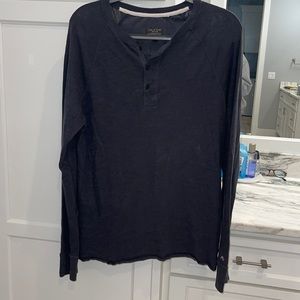 Men’s navy rag&bone henley